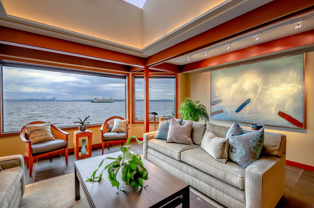 living room with ferry